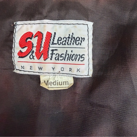 SU Leather Fashions Black Suede Vest Embroidered Fringe Western Cowgirl Womens M - Picture 3 of 7